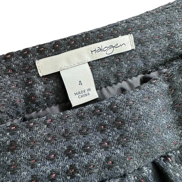 Halogen Gray Check Mini Skater Skirt, size 4 - Picture 5 of 10